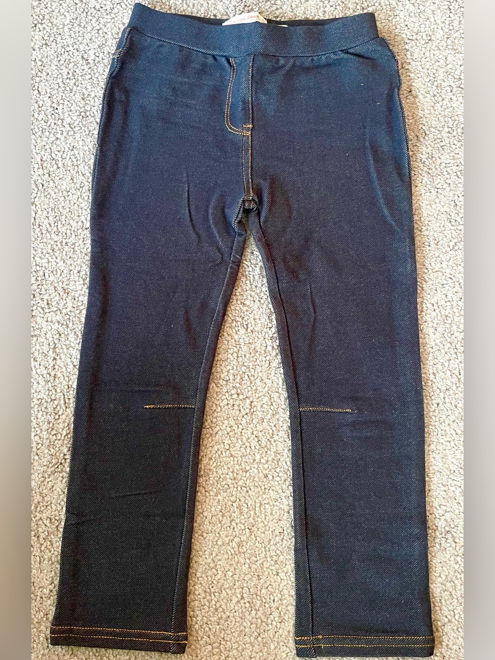 deux par deux Girls Jeggings Dark Blue